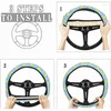 Coprivolante Cute Baby Paperelle di gomma Elasticità antiscivolo Accessori per auto Protezione universale da 15 pollici