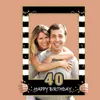 Party Decoration 1 40 50Th Birthday Po Frame Pography Paper Props Black Gold Color Funny Decorative