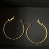 Роскошные женские дизайнерские серьги-кольца с покрытием из золота и серебра, однотонные серьги с буквами для женщин, модные серьги, необходимые свадебные подарки, ohrringe zh191 E4