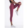 Lu Pant Align Align Lu Lemon 2023 Hot Vnazvnasi Sale Nieuwe collectie Huidvriendelijke vrouwelijke yogalegging Effen kleur Hoge taille Buiten hardlopen