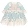 Abiti da ragazza Josaywin Baby Lolita Princess Ball Gown Spanish Vintage Autunno Inverno Cute Kids Abiti Bambini