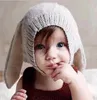 Caps Hoeden Schattig Peuter Kinderen Meisje Jongen Baby Baby Winter Warm Gehaakte Gebreide Muts Beanie Sjaal Leuke Lange Oor Hoofddeksels23084694185811