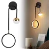 Wall Lamp Postmodern Minimalist Art Circular And Ball Light Luxury Creative Background Corridor Tv Cabinet Bedside