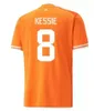 23 24 25 Coted Ivoire National Team Soccer Jerseys Elfenbenskusten Drogba Kessie Zaha Cornet Men Homme Maillot de Foot Football Man Uniforms