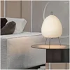 Lampes de table LED Lampe de lanterne en papier suspendue pour chambre Esthétique Éclairage moderne Chevet Table de nuit Chambre Drop Livraison Lumières Intérieur Dhbin