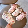HBP Balık Olmayan Kızlar Ayakkabı Sıcak Sevimli Botlar Bebek İngiliz Tarzı Deri Botlar Sonbahar Kış Yeni Prenses Kız Ayakkabı Sevimli Çilek Ayak Bileği Botları