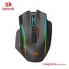 Redragon perdiction Elite M901PKS RGB USB 24G اللاسلكي ألعاب الماوس 16000DPI 19 أزرار قابلة للبرمجة مريحة لفرد الفئران 240309