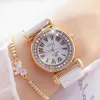 Dames Horloges Luxe Merk Mode Jurk Vrouwelijke Gouden Horloges Vrouwen Armband Diamant Keramische Horloge Voor Meisje Reloj Mujer 2105256D