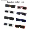 Sunglasses 10 pieces of circular solar eclipse paper solar eclipse glasses random color all solar eclipse outdoor glasses Y240318