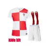 2024 Euro Cup Croácia Futebol Jerseys Modric National Team 24 25 Brekalo Perisic Camisa de Futebol Brozovic Kramaric Rebic Torcedores Jogador Home Away Men Kids Kits Uniforme