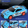 Electric/RC Car 2.4G RC -bil med LED -ljus 4WD Remote Control Drift Cars Professional Racing Toys GTR Model AE86 för Children Christmas Giftl2403