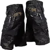 Menslast Shorts Summer Tactical Croped Byxor Militär utomhusvattentät flerficka Bermudas Pants Camo Ripstop Vandring 240312