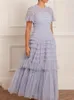 Sukienki imprezowe vintage design koronkowy sukienka z rękawem puff