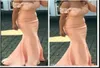 2020 Cheap Bridesmaid Dresses Sexy For Weddings Peach Cap Sleeves Lace Appliques Mermaid Floor Length Plus Size Formal Maid of Hon1561953