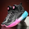 Basketball Shoes High-quality Men's Sneakers Ultra-light Training Breathable Padded High Top 36-45