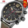 brand Outdoor Multi Functional Men's Watch Calendar Night Glow Waterproof Nylon Strap 0006G