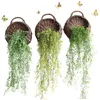 Decorative Flowers Artificial Durable Chic Colorful Hanging Garland With Affordable Vine Lifelike Unique Elegant Fake