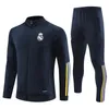 23/24 Real Madrids tracksuit training suit BELLINGHAM real Madrides Long Sleeves men kids football sportswear chandal futbol