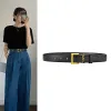 Womens Top Quality Designer Belts Genuine Leather YSLLLLLS Fashion Cowhide Needle Button Belt Belt Belt with Dress and Jeans SAINT LAURENTs YSL 2.8