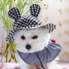 Abbigliamento per cani retrò per animali domestici Accessori per gatti a pezzi per gatti per gatto da sole cappello protettivo sunhat