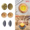 Portacandele 2x Candele in metallo Supporto Candeliere Tea Light per matrimonio