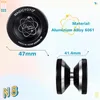 MagicYoyo N8 Professional Responsive Yoyo Aluminum Metal Metal Sized Yo-Yo for Kids 5 Strings Yoyo Bag Glove as a Gift 240314