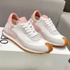 Luxury Brand Men Women Flow Runner Sneakers Shoes Nylon Suede Lace-up Trainers