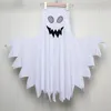 Jaquetas Halloween Party Roupas Menino Menina Crianças Fantasma Com Capuz Casual Capa Bebê Carta Sólida Cape Kid Cosplay Manto Infantil Mantissa