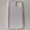 Custodia per telefono in bianco a sublimazione trasparente in gomma tpu 2D per iPhone 15 14 plus 13 12 pro max 11 custodie per prodotti grezzi sublimati