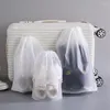 Borse portaoggetti Borsa da viaggio Custodia antipolvere Organizzatore impermeabile portatile Pieghevole cosmetico trasparente per viaggi di lavoro a casa