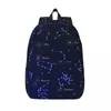 Sac à dos Douze Constellations dans le ciel nocturne Homme Étudiant Femme Grande capacité Ordinateur portable