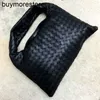 BottegVenets Handbag 7A 54cm Hop Totes Calfskin Underarm Hobo Underarm Backpack Handmade Cowhide Woven Large Capacity HandbagV9Y8