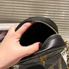 genuine leather designer bag luxury women gold chain shoulder bas Round cake crossbody wallet Double letter solid buckle Sheepskin caviar luxury Evening Bags