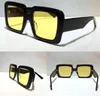 0783 Nya populära solglasögon Kvinnor 0783S Big Square Frame Goggles Men Mixed Color Frame Top Quality UV 400 Ection Match High Qualit1018105