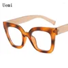 Sunglasses Retro Women Cat Eye Glasses Anti Blue Light Vintage Frame Clear Transparent Lens Reading Computer Female Eyewear