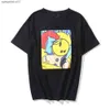 Mens T-shirts T-shirt Hop Drew Short Sleeve Smiling and Womens Girl Gingerbread Man High Street Style Fashion