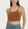 LU-328 YOGA SPORTS BRA GYM服女性下着タンクトップパッド付きベストプッシュアップフィットネスセクシーバックレディトップシェイク調整可能なストラップシャツ