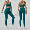 Women's Tracksuits Seamless Set Gym Clothes Sportswear Fitness Suits Women Tracksuits Crop Top Gym Leggings/Shorts 24318