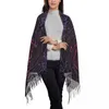 Eşarplar Lady Scarf Açık Sığ Su Sararları Uzun püsküllü çoklu spiral retro şallar ve sarma kış tasarımı Bufanda Mujer