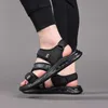 HBP icke-varumärke grossist lågt pris icke-halklip lätt andas öppen tå ny ankomst sommar mode män sandal