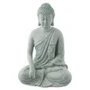 التماثيل الزخرفية جالسة تمثال راتنج البوذا البوذية سطح المكتب القابل للتحصيل القابل للتحصيل