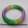 Bangle 2024 Natural Real Jade Bangles Three Color Quartz Armband Ge en flickvän smycken