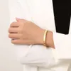Bracelet coeur d'amour 6mm Zircon bracelets classiques simples pour femmes hommes Couple Bracelet en acier inoxydable Cz