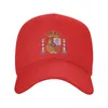 Ball Caps Klassieke Wapenschild Spanje Baseball Cap Voor Vrouwen Mannen Ademende Spaanse Vlag Patriottische Papa Hoed Sport