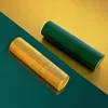 Empty Lipstick Tube Gold Green Lipstick Bottle 12.1mm DIY Super Luxurious Makeup Packaging Lip Balm Tube