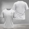 Erkek Tişörtleri Renkli Düzensiz Desen T-Shirt Badminton Tenis Hızlı Kuru Çalışma Kısa Kol Nefes Bitebilir Kulüp