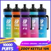 Склад ЕС ZOOY KETTLE 10000 Puffs Bang King 12000 Puff Bang box Puff 12K Одноразовые вейпы Vape Tornado E Сигаретные вейперы desechables 5% Сетчатая катушка испарителя Vape Pen