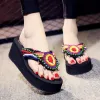 Flops National style Flip flops Summer fashion Beading NonSlip Sandals Female Beach Slippers casual shoes women pantoufle femme b60