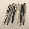 Jinhao – stylo à bille roulante en métal de haute qualité, pistolet ondulé brossé, gris, encre noire, Signature, fournitures scolaires et de bureau