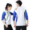 Masculino feminino manga longa golfe tênis de mesa camisas ginásio esporte cothing badminton manga longa ao ar livre correndo roupas esportivas 240306